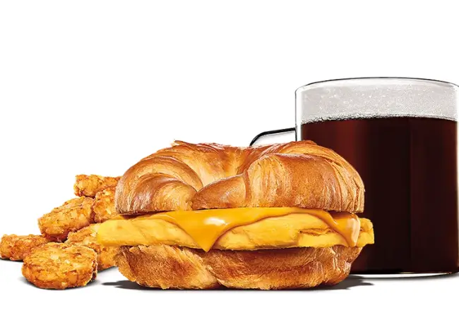 Double Sausage Egg & Cheese Croissan'wich