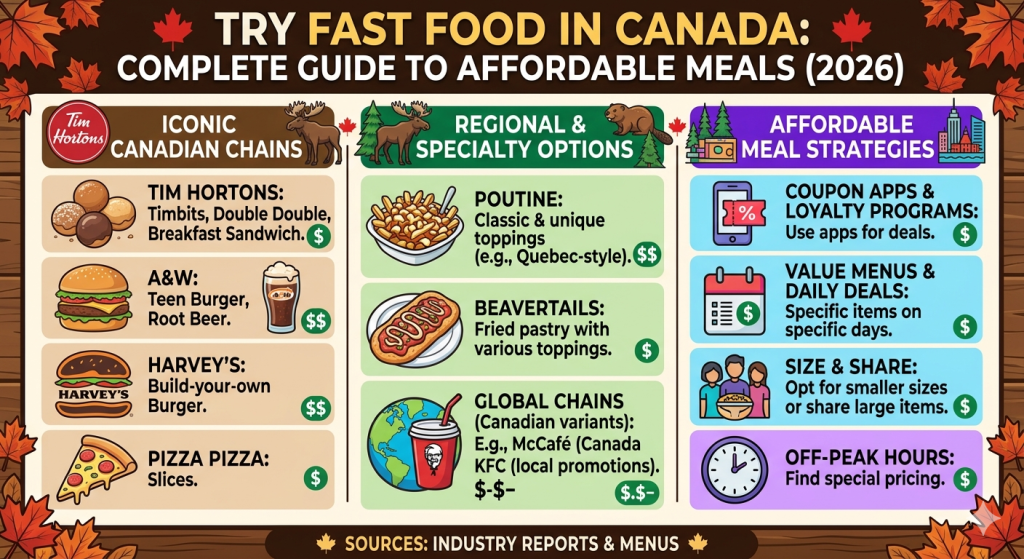 Try Fast Food in Canada: Complete Guide to Affordable Meals (2026)