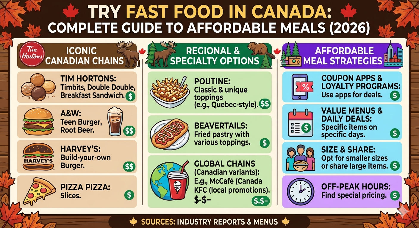 Try Fast Food in Canada: Complete Guide to Affordable Meals (2026)