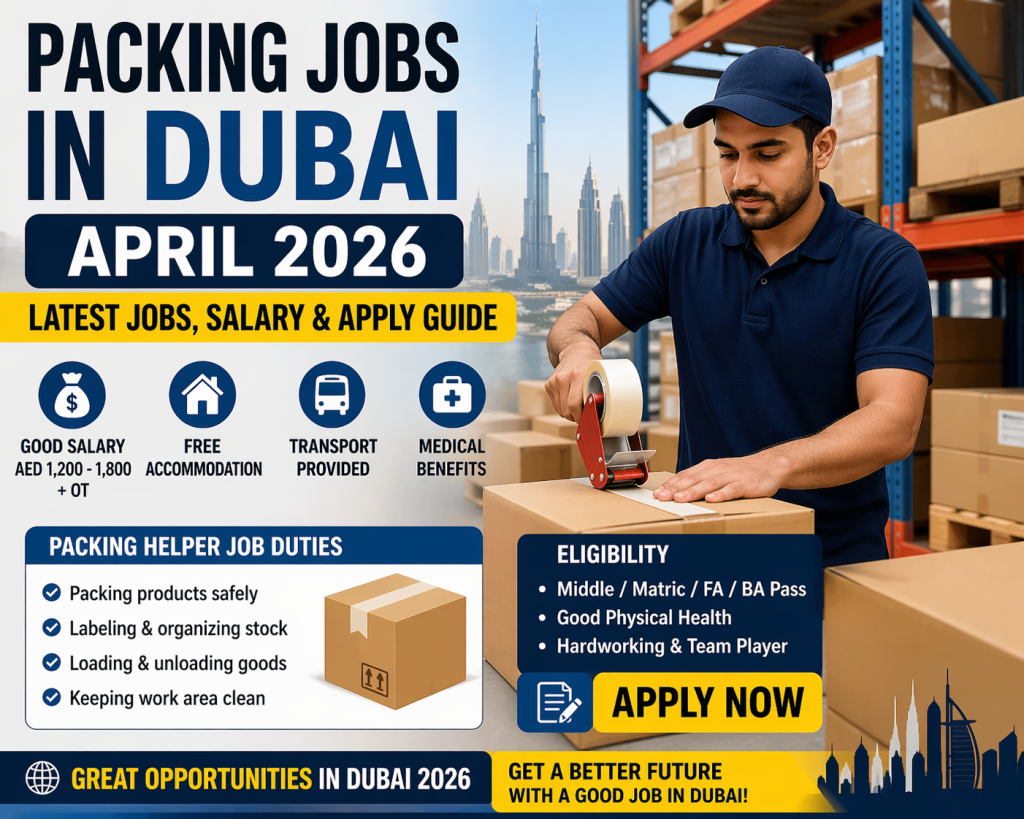 Packing Jobs in Dubai