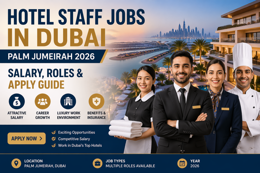 Hotel Staff Jobs in Dubai Palm Jumeirah